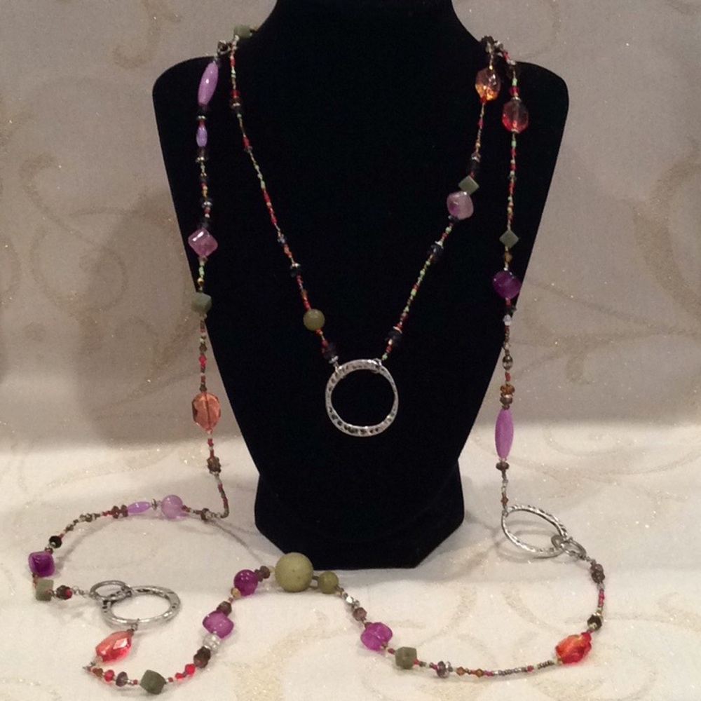🌺 NEW & FUN, LONG, SINGLE STRAND NECKLACE